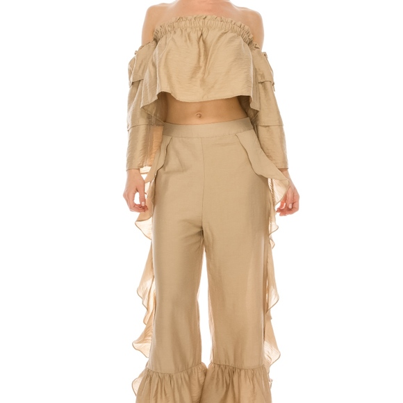 crop top and pants set - Picture 3 of 7